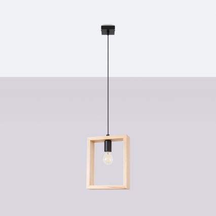 Luster na sajli ARIES 1xE27/15W/230V bukva/bež