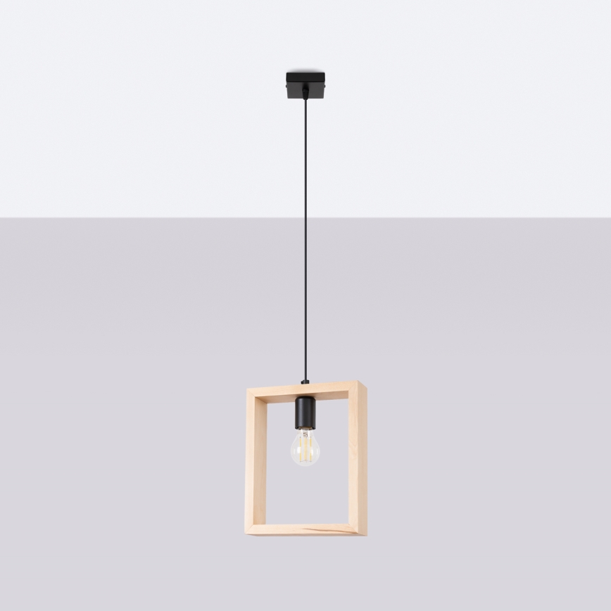 Luster na sajli ARIES 1xE27/15W/230V bukva/bež