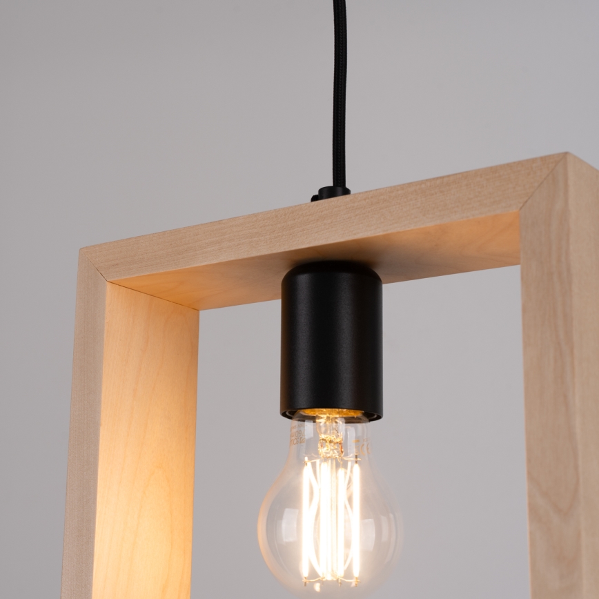 Luster na sajli ARIES 1xE27/15W/230V bukva/bež