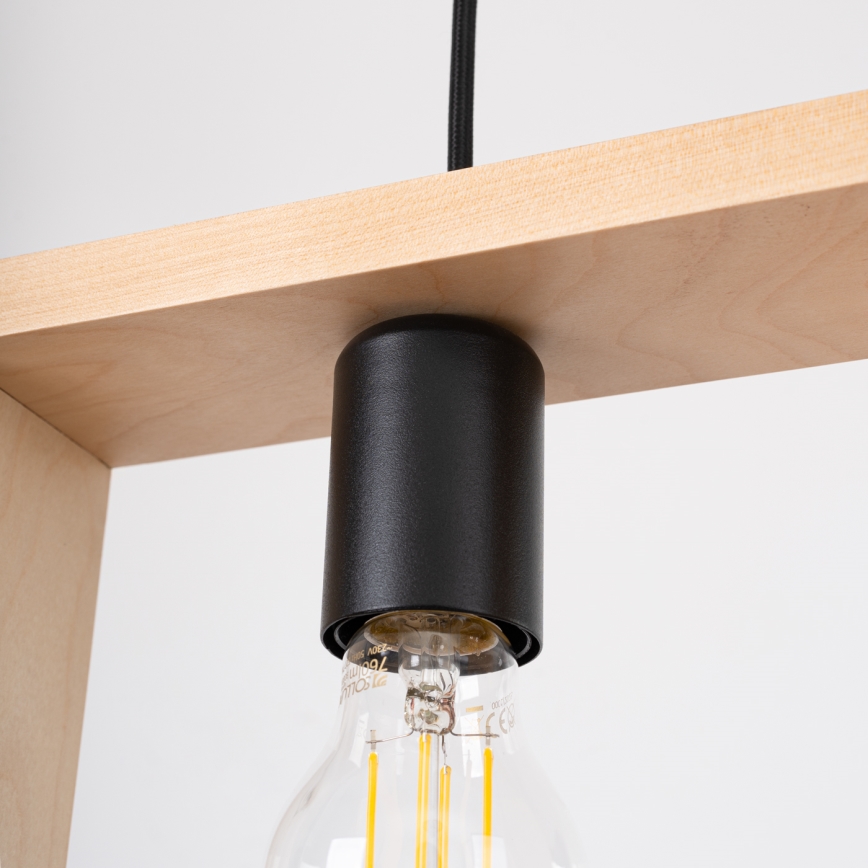 Luster na sajli ARIES 1xE27/15W/230V bukva/bež