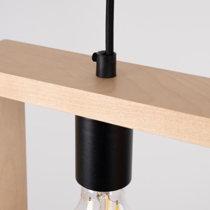 Luster na sajli ARIES 1xE27/15W/230V bukva/bež