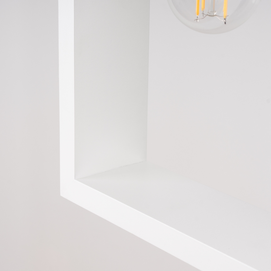 Luster na sajli ARIES 1xE27/15W/230V bukva/bijela