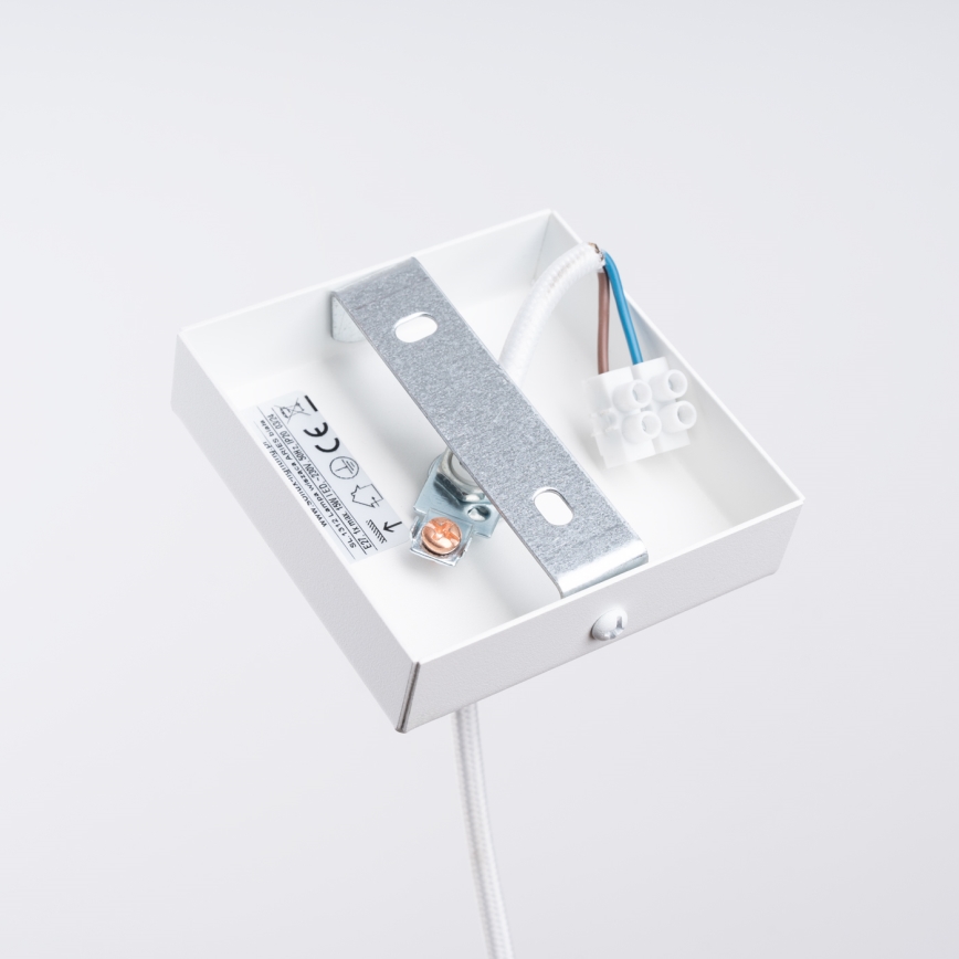 Luster na sajli ARIES 1xE27/15W/230V bukva/bijela