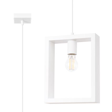 Luster na sajli ARIES 1xE27/15W/230V bukva/bijela