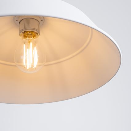 Luster na sajli FANO 1xE27/15W/230V pr. 34 cm bijela