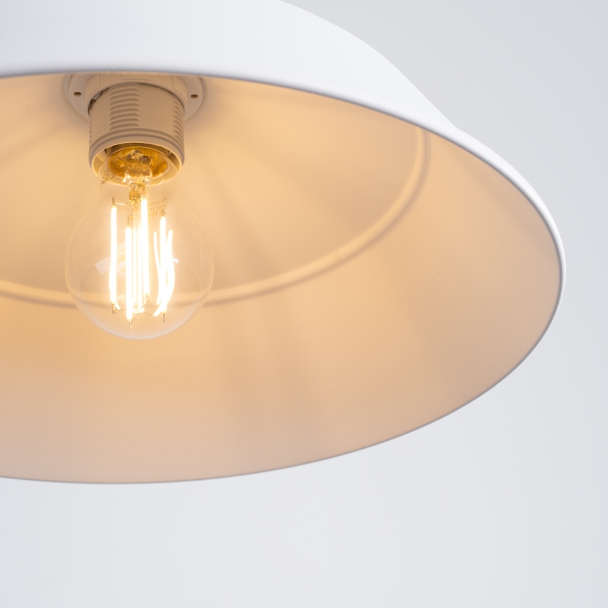 Luster na sajli FANO 1xE27/15W/230V pr. 34 cm bijela