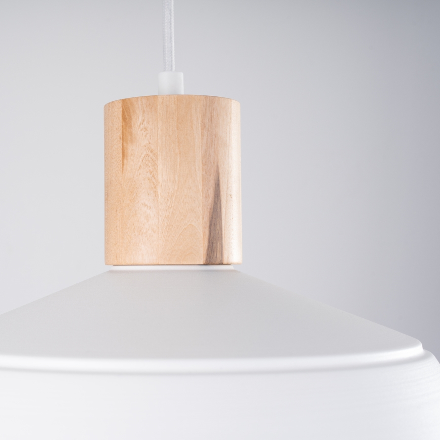 Luster na sajli FANO 1xE27/15W/230V pr. 34 cm bijela