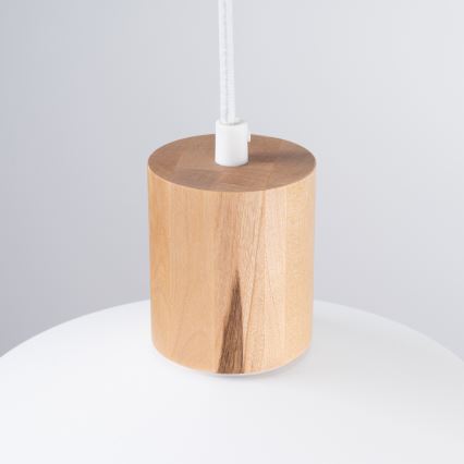 Luster na sajli FANO 1xE27/15W/230V pr. 34 cm bijela