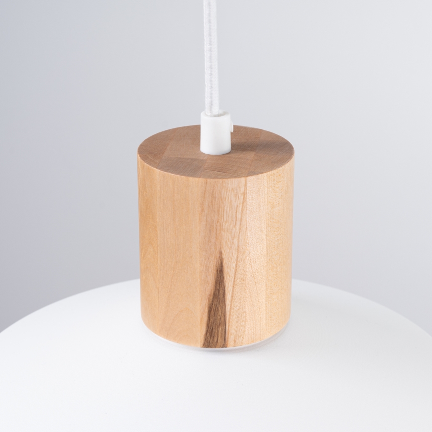 Luster na sajli FANO 1xE27/15W/230V pr. 34 cm bijela