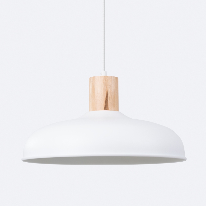 Luster na sajli INDY 1xE27/15W/230V pr. 38 cm bijela