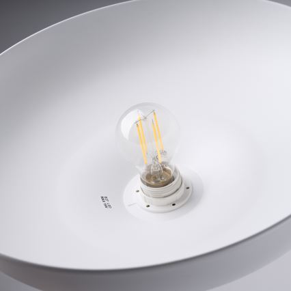 Luster na sajli INDY 1xE27/15W/230V pr. 38 cm bijela