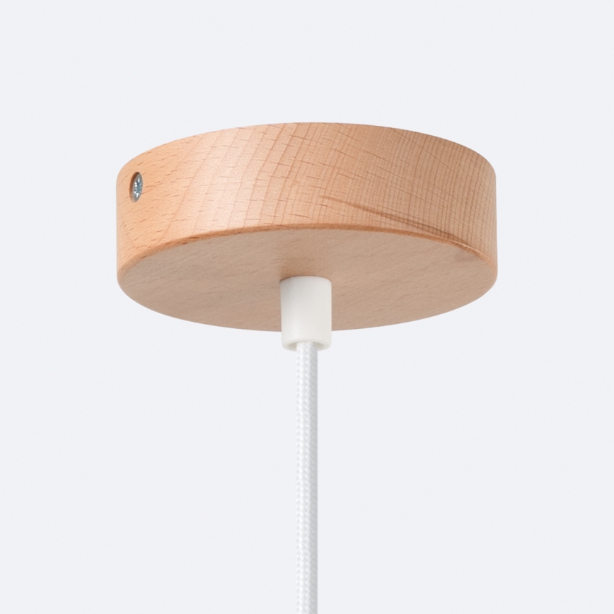Luster na sajli INDY 1xE27/15W/230V pr. 38 cm bijela