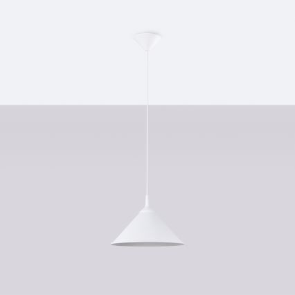 Luster na sajli ZUMA 1xE27/15W/230V pr. 30 cm bijela