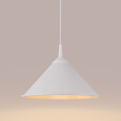 Luster na sajli ZUMA 1xE27/15W/230V pr. 30 cm bijela