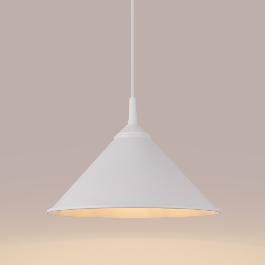 Luster na sajli ZUMA 1xE27/15W/230V pr. 30 cm bijela