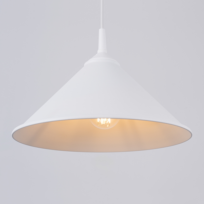 Luster na sajli ZUMA 1xE27/15W/230V pr. 30 cm bijela