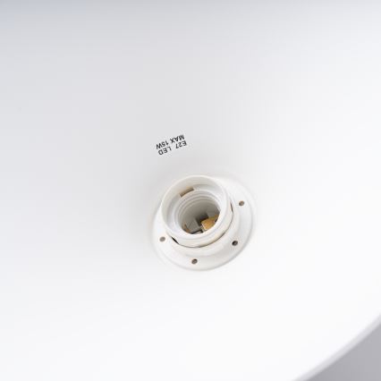 Luster na sajli ZUMA 1xE27/15W/230V pr. 30 cm bijela