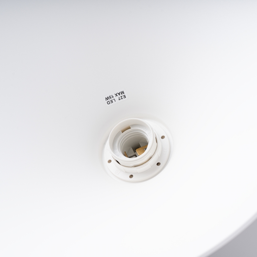 Luster na sajli ZUMA 1xE27/15W/230V pr. 30 cm bijela