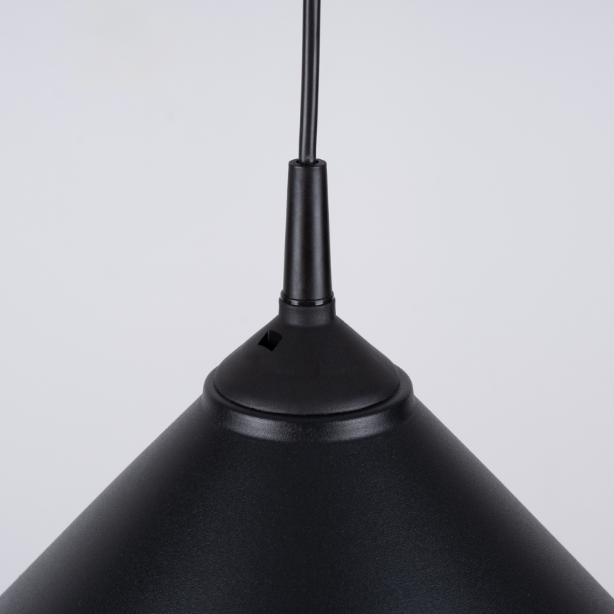 Luster na sajli ZUMA 1xE27/15W/230V pr. 30 cm crna