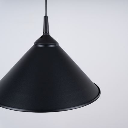Luster na sajli ZUMA 1xE27/15W/230V pr. 30 cm crna