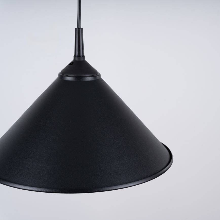 Luster na sajli ZUMA 1xE27/15W/230V pr. 30 cm crna