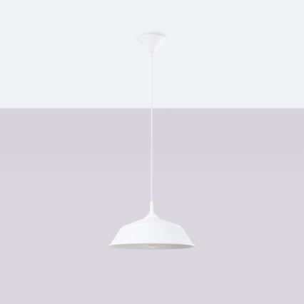 Luster na sajli FRIKA 1xE27/15W/230V pr. 34 cm bijela