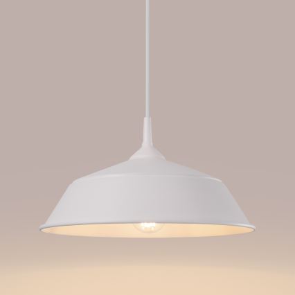 Luster na sajli FRIKA 1xE27/15W/230V pr. 34 cm bijela