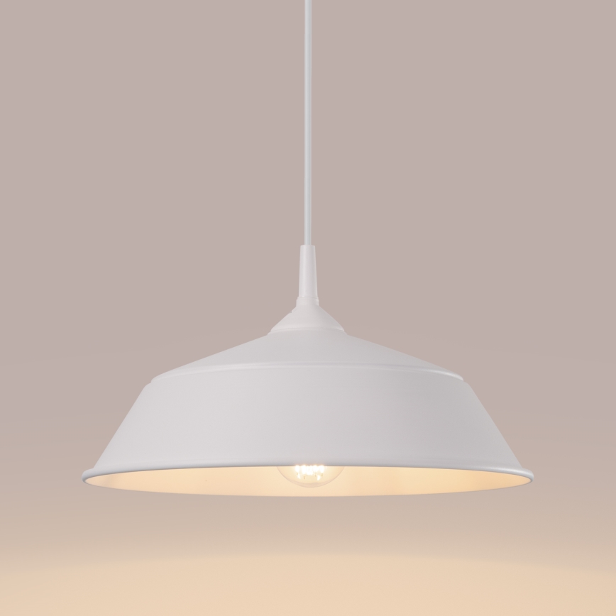 Luster na sajli FRIKA 1xE27/15W/230V pr. 34 cm bijela
