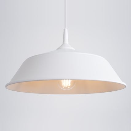 Luster na sajli FRIKA 1xE27/15W/230V pr. 34 cm bijela