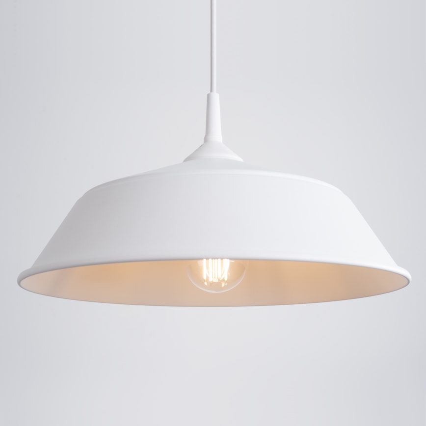 Luster na sajli FRIKA 1xE27/15W/230V pr. 34 cm bijela