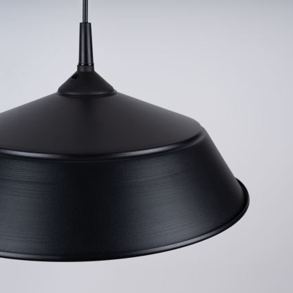 Luster na sajli FRIKA 1xE27/15W/230V pr. 34 cm crna