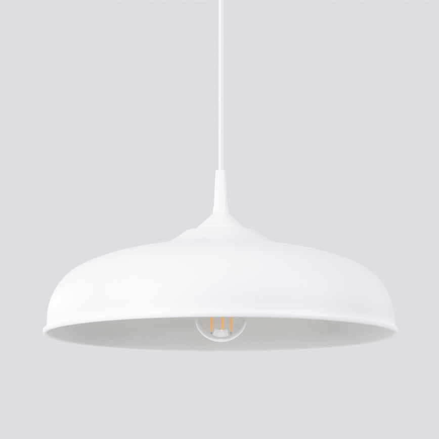 Luster na sajli GINA 1xE27/15W/230V pr. 38 cm bijela