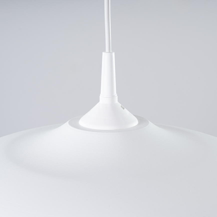 Luster na sajli GINA 1xE27/15W/230V pr. 38 cm bijela