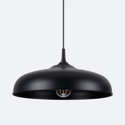 Luster na sajli GINA 1xE27/15W/230V pr. 38 cm crna