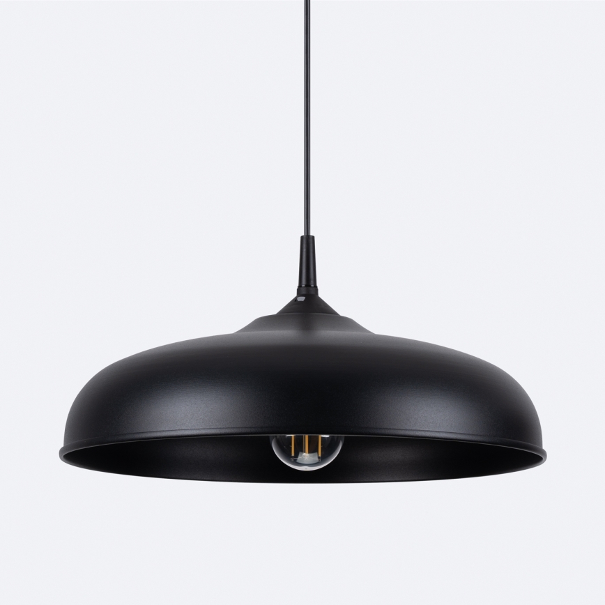 Luster na sajli GINA 1xE27/15W/230V pr. 38 cm crna