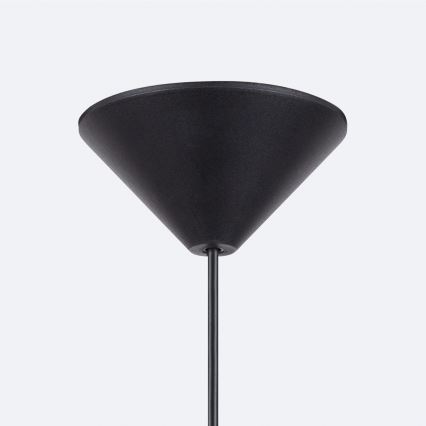 Luster na sajli GINA 1xE27/15W/230V pr. 38 cm crna