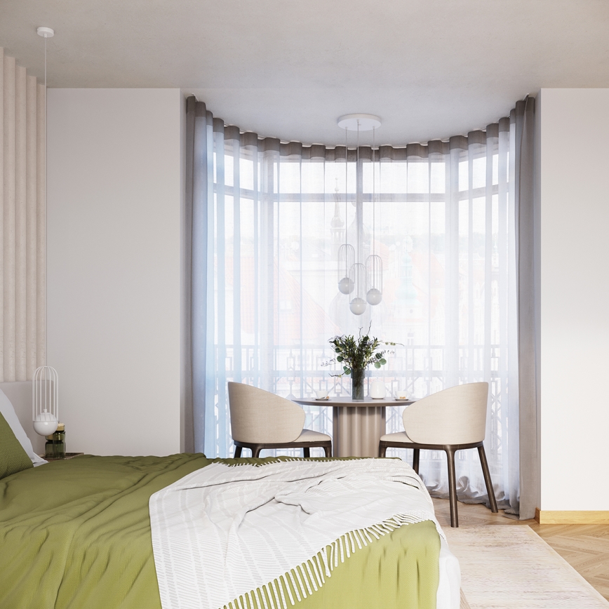 Luster na sajli BRINA 1xG9/8W/230V bijela