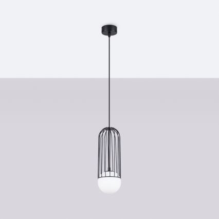 Luster na sajli BRINA 1xG9/8W/230V crna