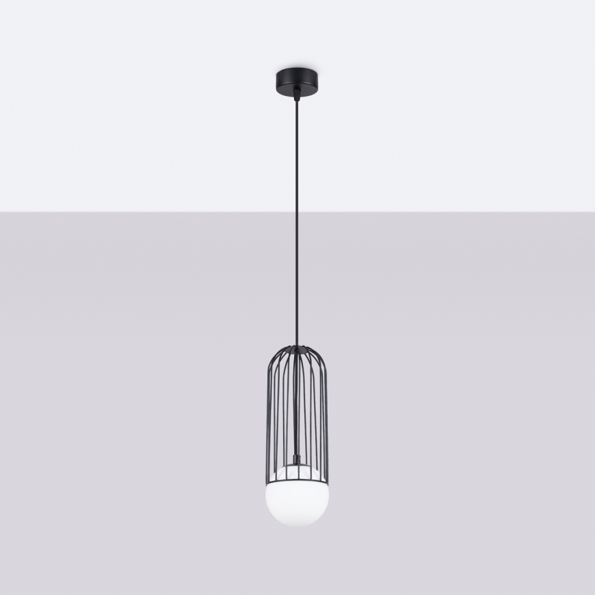 Luster na sajli BRINA 1xG9/8W/230V crna