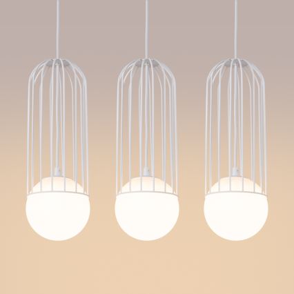Luster na sajli BRINA 3xG9/8W/230V bijela