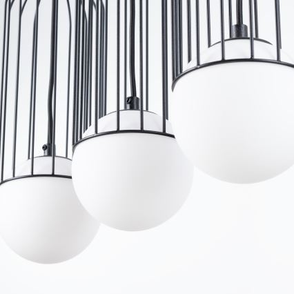 Luster na sajli BRINA 3xG9/8W/230V crna