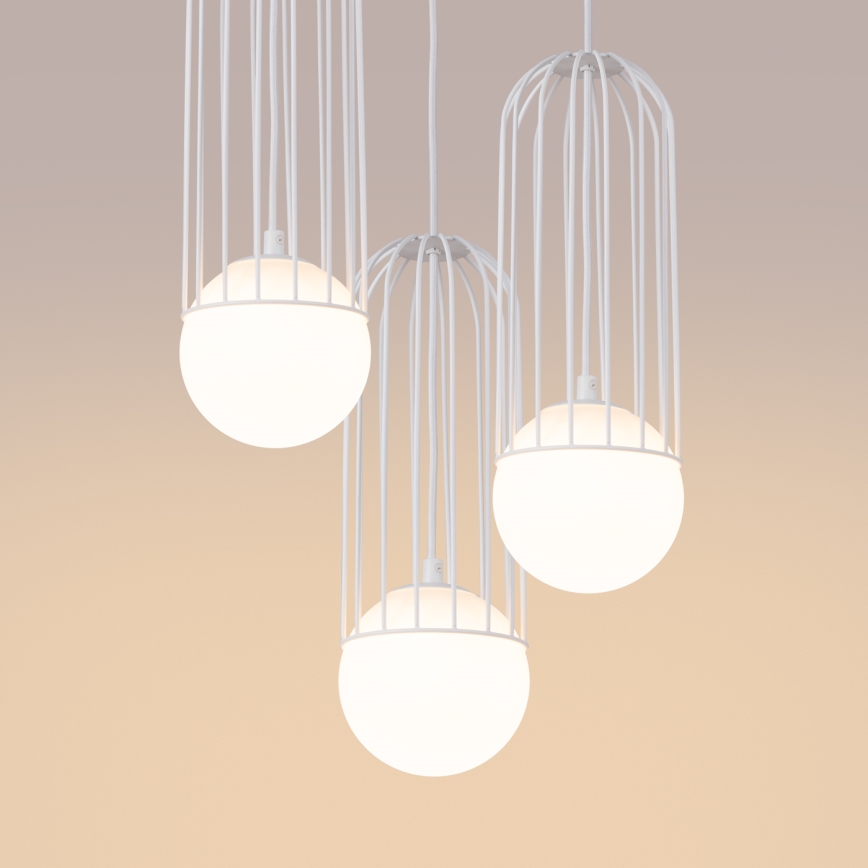Luster na sajli BRINA 3xG9/8W/230V bijela