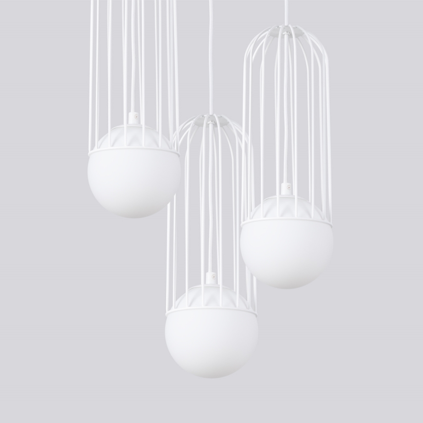 Luster na sajli BRINA 3xG9/8W/230V bijela