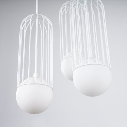 Luster na sajli BRINA 3xG9/8W/230V bijela