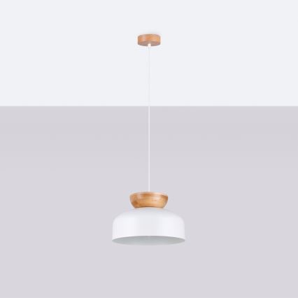 Luster na sajli MARION 1xE27/15W/230V pr. 29,5 cm bijela