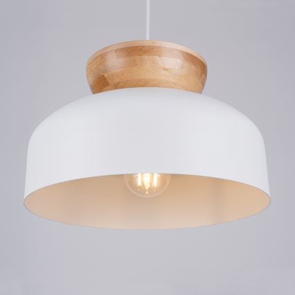 Luster na sajli MARION 1xE27/15W/230V pr. 29,5 cm bijela