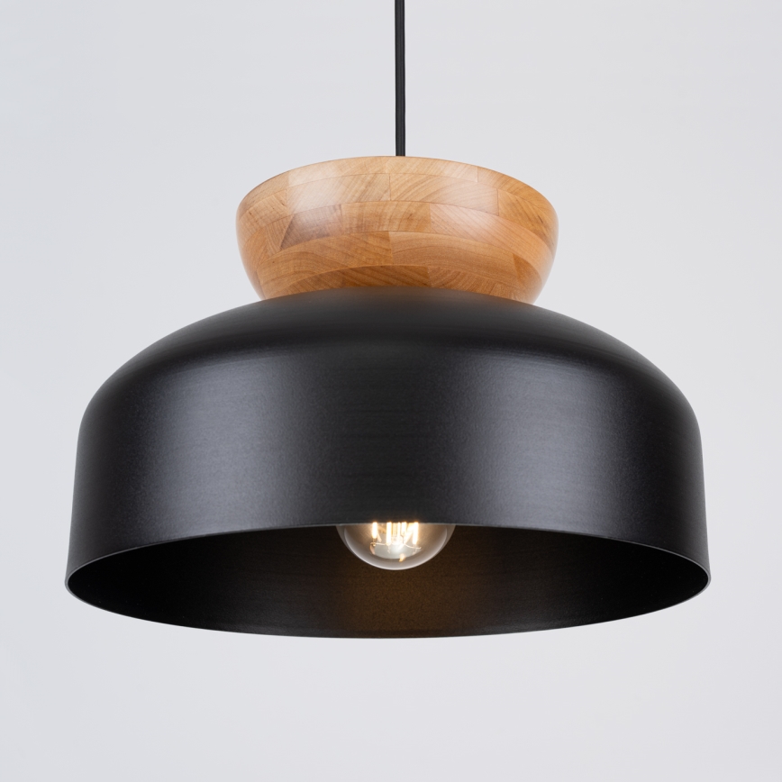 Luster na sajli MARION 1xE27/15W/230V pr. 29,5 cm crna