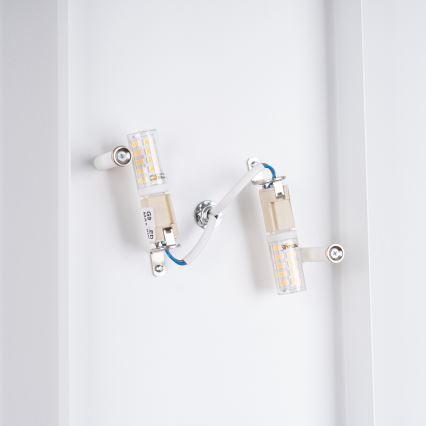 Zidna svjetiljka DURLIN 2xG9/8W/230V bijela