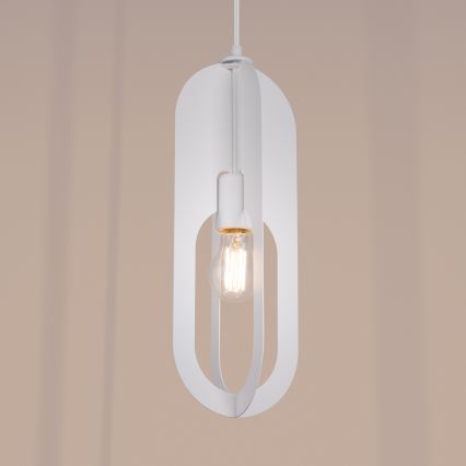 Luster na sajli NICUS 1xE27/15W/230V bijela