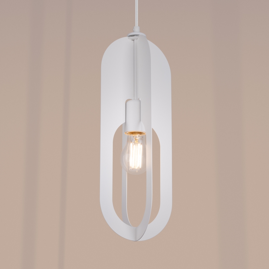 Luster na sajli NICUS 1xE27/15W/230V bijela